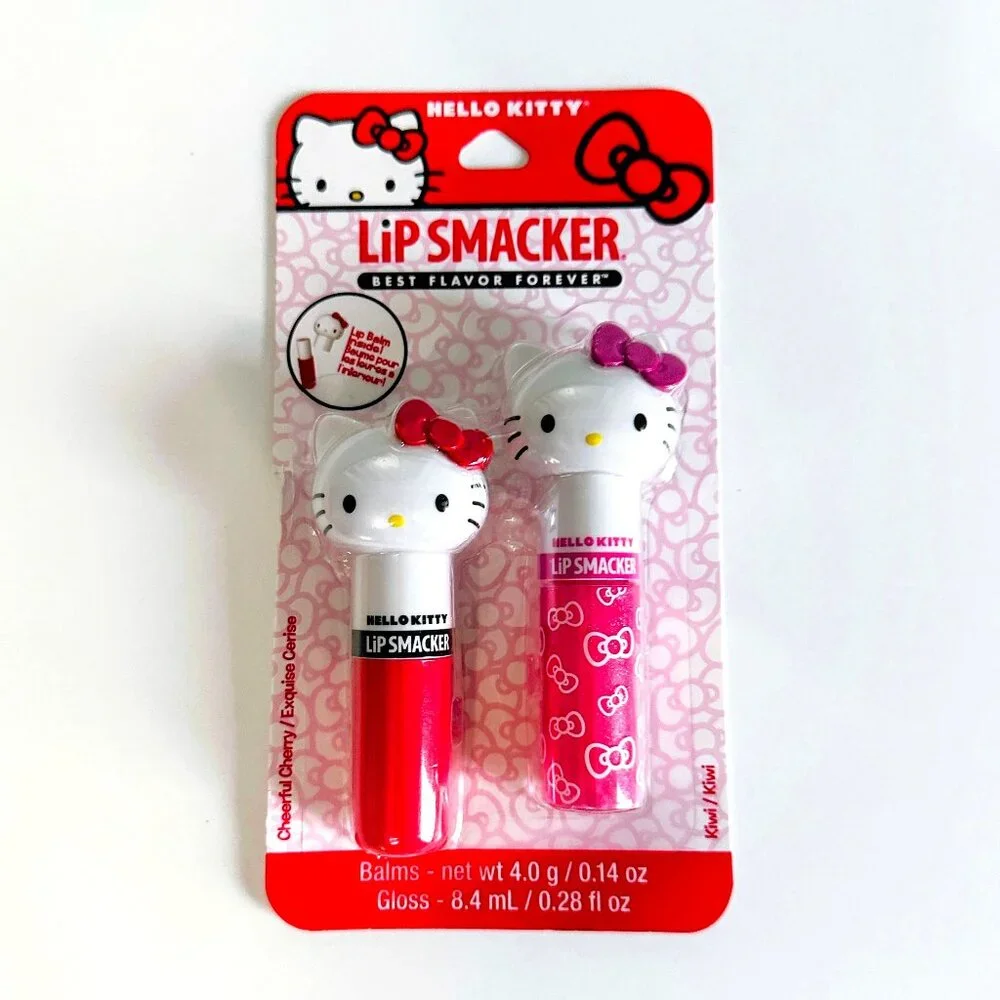 LIP SMACKER Hello Kitty Lip Balms Pack NWT